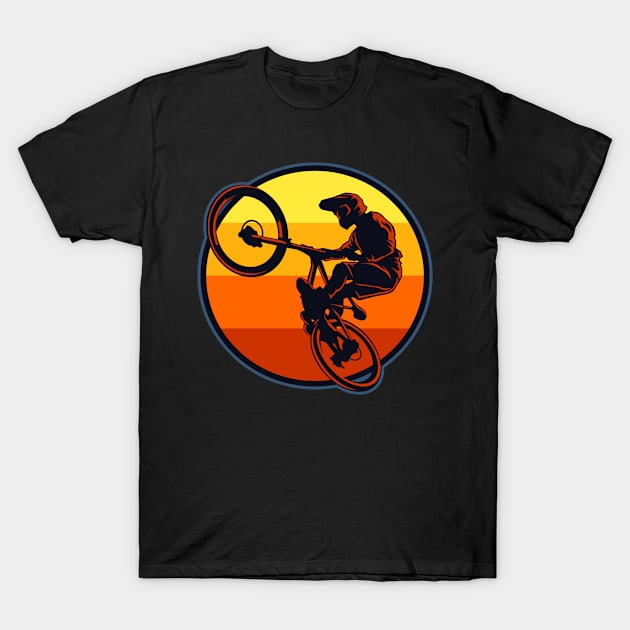 Bikecycle Biker design T-Shirt by Maxs